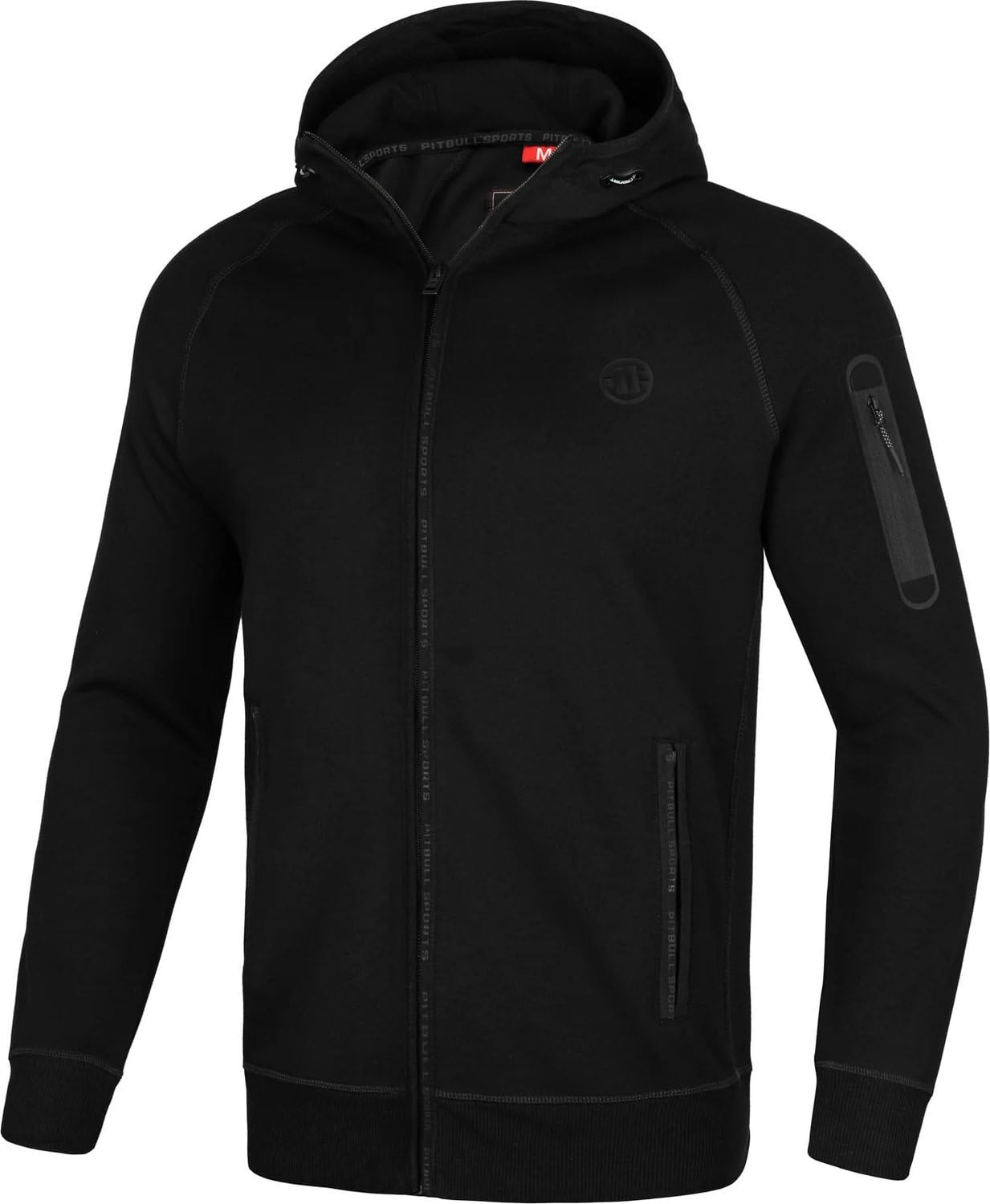 Pitbull Pit Bull West Coast Hermes Men's Hoodie, black, L