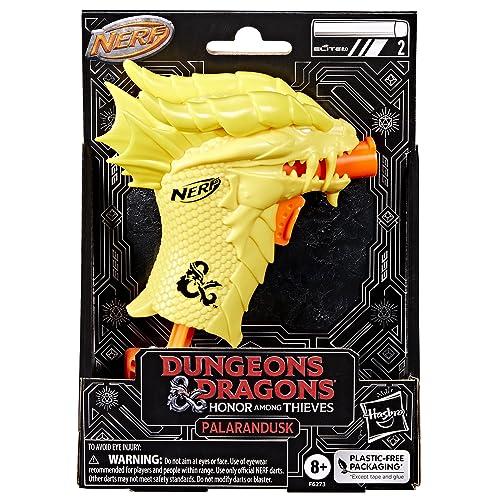 Nerf MicroShots Dungeons & Dragons Palarandusk Blaster, 2 Elite 2.0 Darts, Kids Outdoor Games, D&D Blaster Toys for Ages 8 and Up - image 2