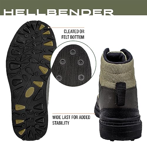 FROGG TOGGS Men's Hellbender Fishing Wading Boot in Felt or Want