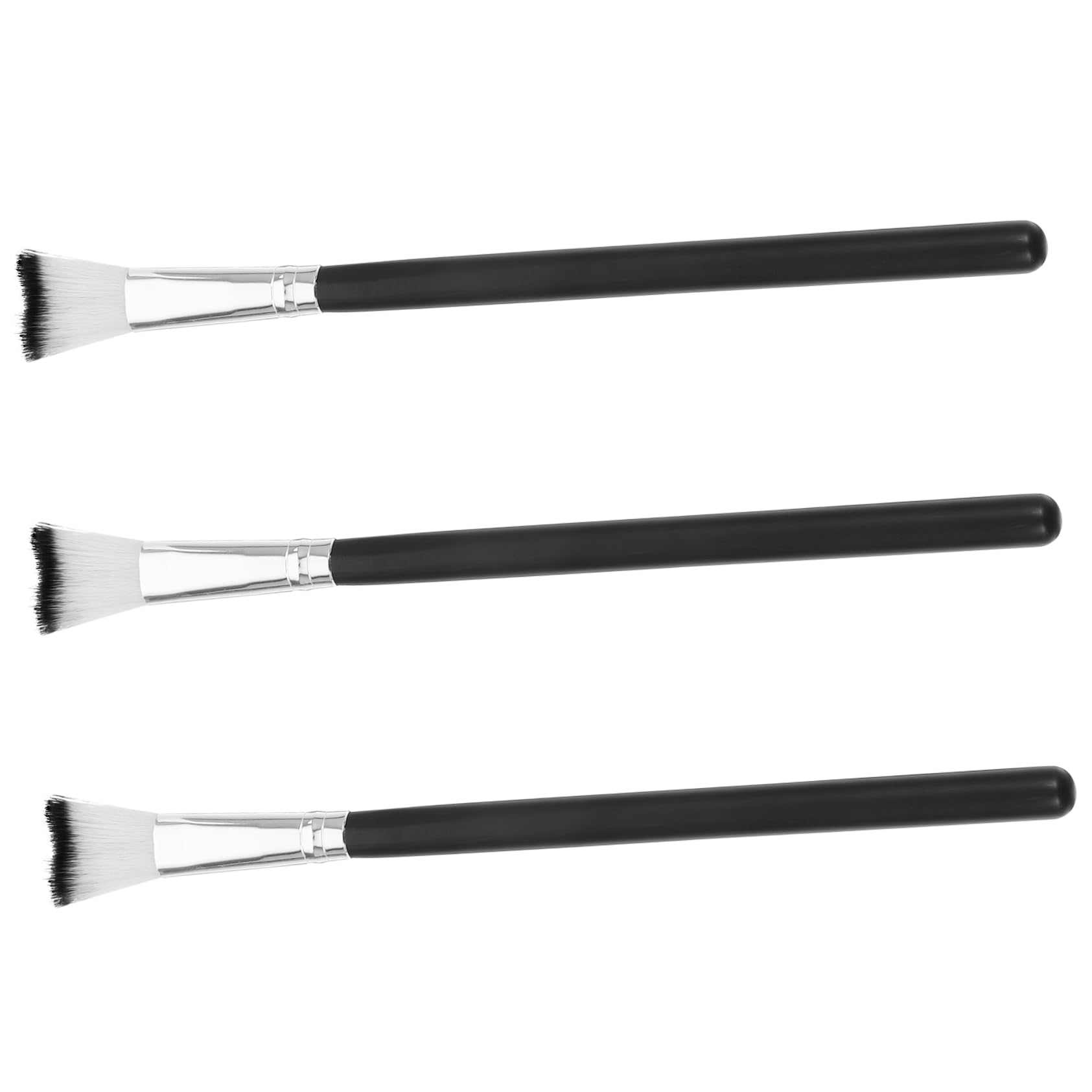 MAGICLULU Set Di 5 Pennelli Per Il Trucco Per Il Contorno Del Naso Per Illuminare Per Donne Strumenti Per Il Trucco Multifunzionali Setole Morbide 3 Pezzi*5
