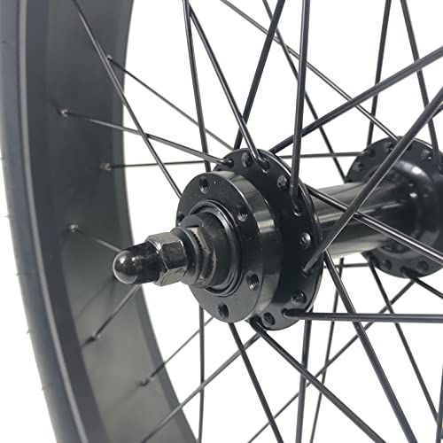 26''X4.0 Fat Bike Front Wheel Tyre Hub Spokes Black Alloy Aluminum Snow Bicycle Fatbike Wheel 26 Electric Bolt On #TOP3