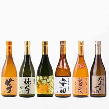 Amazon.co.jp: 6本セット 芋焼酎 いも麹芋 純芋 Sunny Cream