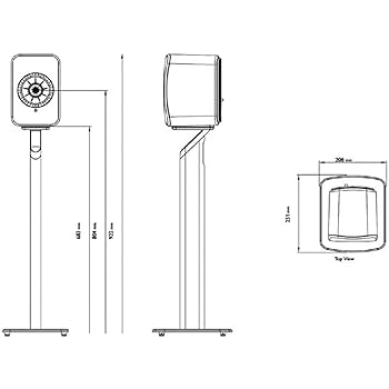 S1 フロアスタンド ホワイト KEF LSX専用 スタンド SP4014AA KEF S1 フロアスタンド | LSX用スピーカースタンド | KEF 日本