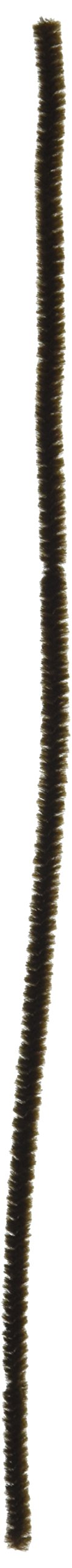 Darice 10423-50 Chenille Stem Brown 6Mmx12In 25Pc, 6mm x 12