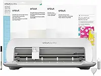 Cricut Joy Xtra - Kit Máquina de corte inteligente, branco - Contém máquina, acessórios e ferramentas. Perfeito para criar adesivos, chaveiros, cartões e muito mais