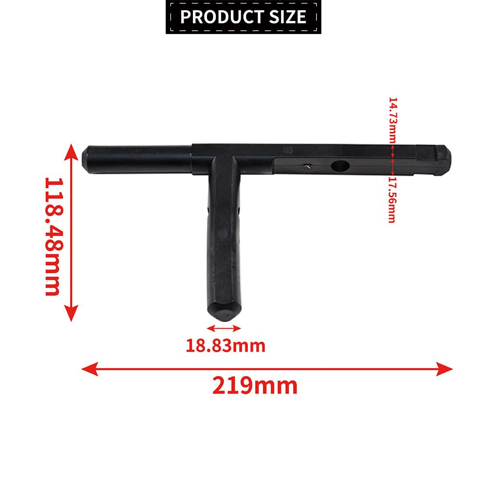 Sliding Bolt Lock Replacement WLHD Compatible with Keter Store It Out MAX Ultra, Black - Image 3