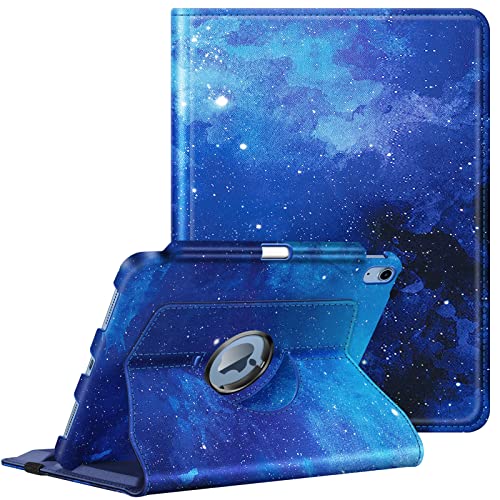 FINTIE Custodia per iPad (A16) 11ª Generazione 11' (2025) / iPad 10ª Generazione 10.9' (2022) con Pencil Holder, 360 Gradi di Girevole Cover Case con Auto Sveglia/Sonno, Starry Sky