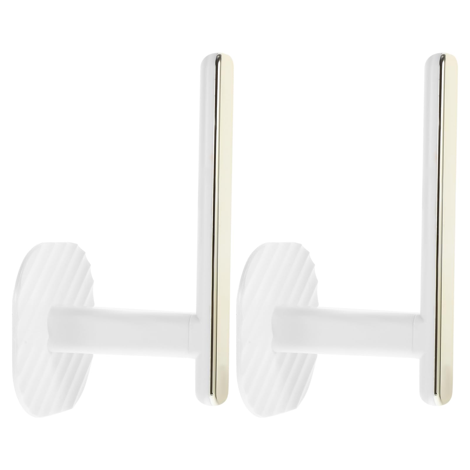 Didiseaon 5 Ensembles Crochets Accessoire Piscine Nettoyeur De Plein Air Bars Porte-rideaux Étagère Porte-cannes Distributeur De Papier Hygiénique Garage Stylo Plastique Blanche 2 Pièces * 5