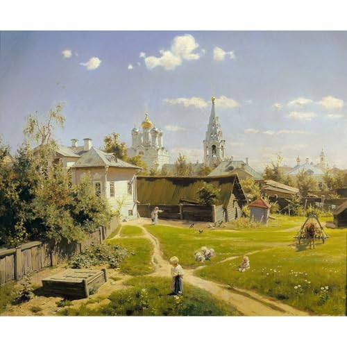 Impression giclée d'art Vasily Polenov d'une netteté exceptionnelle en 61x45,7 cm