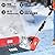 Snow Shovel Kit?Electric Snow Shovel 16 Inch Cordless Snow Shovel,for Driveway, Patio, Deck (Battery and Charger Included),Red-1Battery