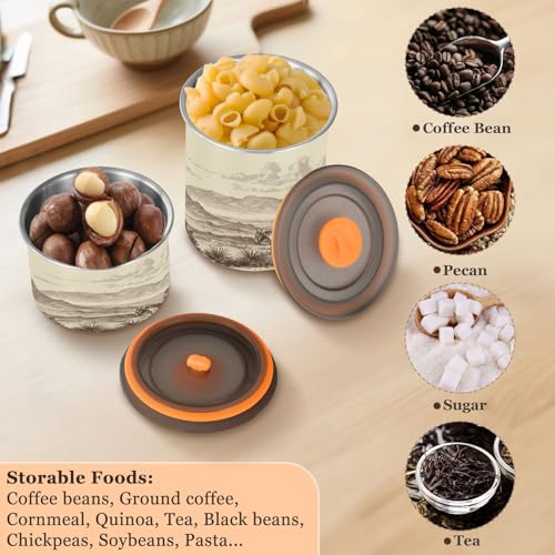 Envase Hermético para Café Acero Inoxidable 30oz miniatura 5
