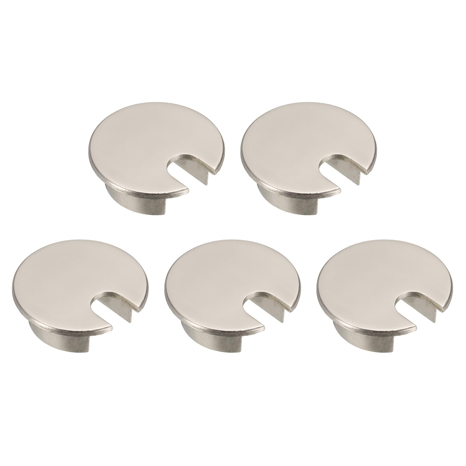 Cache-câble en alliage de zinc argent brossé pour mobilier moderne