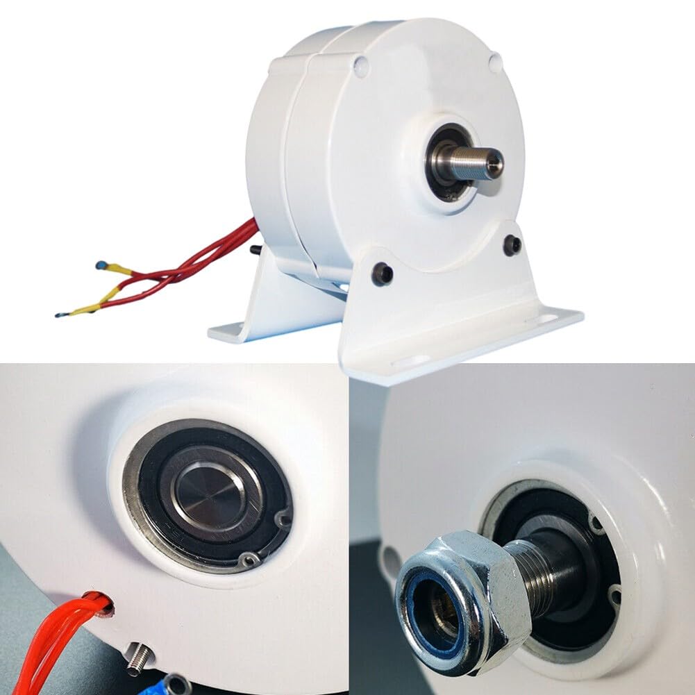 Generador síncrono Motor 12V 100W turbina de viento Generador de imán permanente Alternador síncrono trifásico