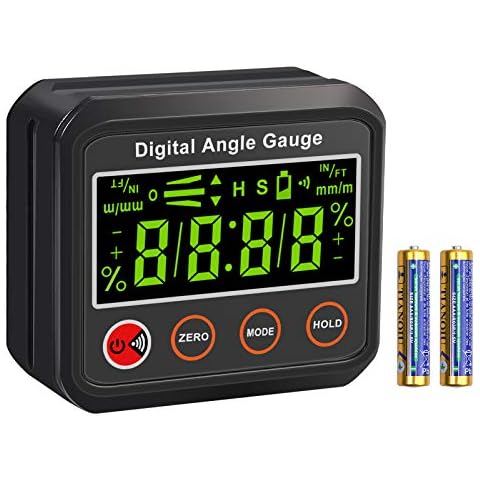 Inclinómetro Digital Buscador de Ángulo Eletronico con Base Magnética Cover