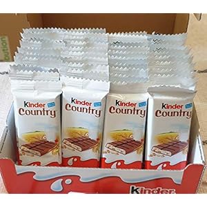 40 x Chocolade Kinder Country 23,5 gram