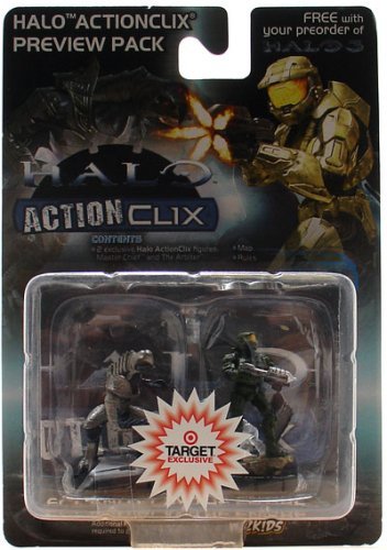 Halo ActionClix Master Chief & Arbiter Figure Preview Pack