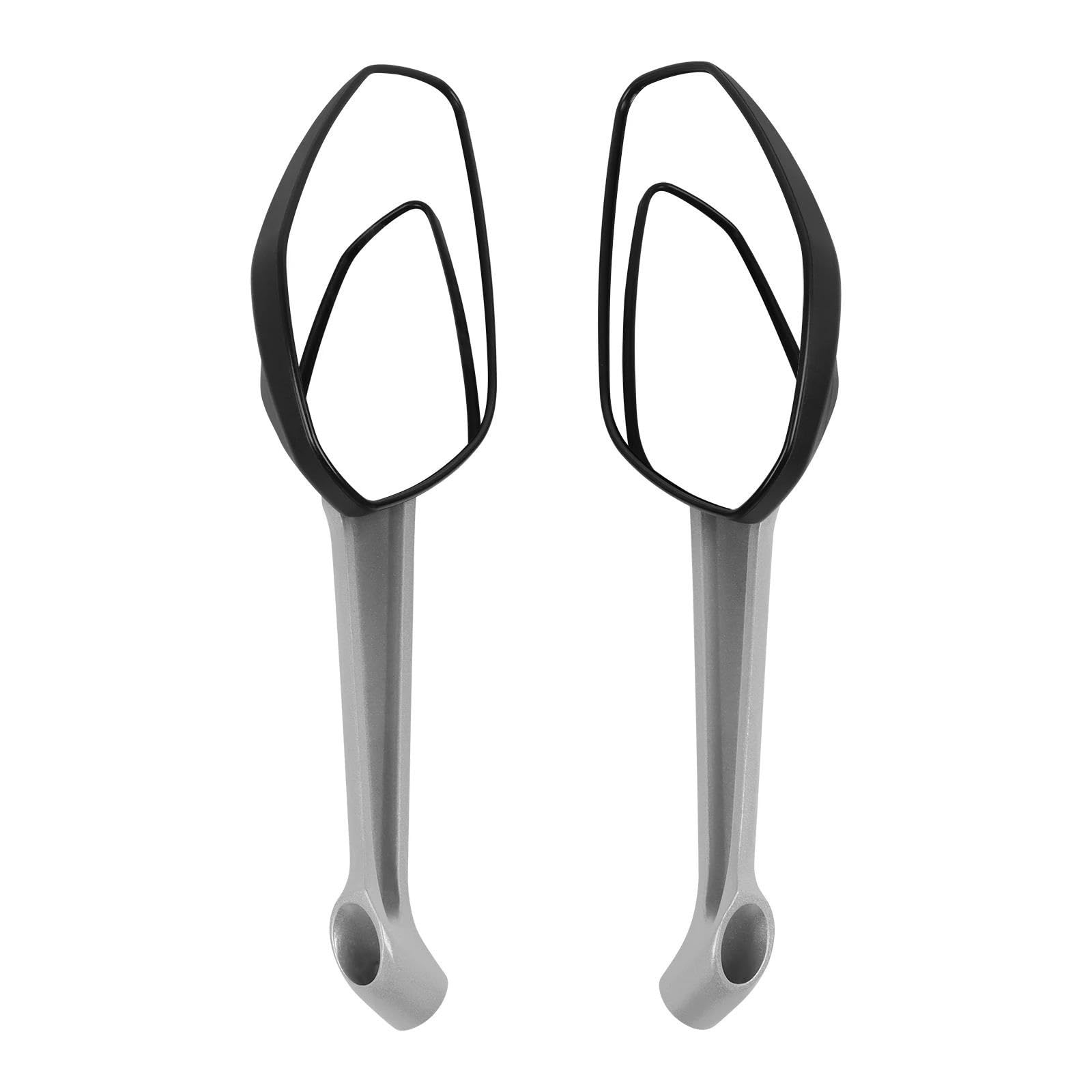 Sicurezza del veicolo Per Ducati Per Monster 821 1200 1200S 821 797 Specchietto Retrovisore Sinistro Destro Per Moto Specchietti Retrovisori Laterali(Argento)