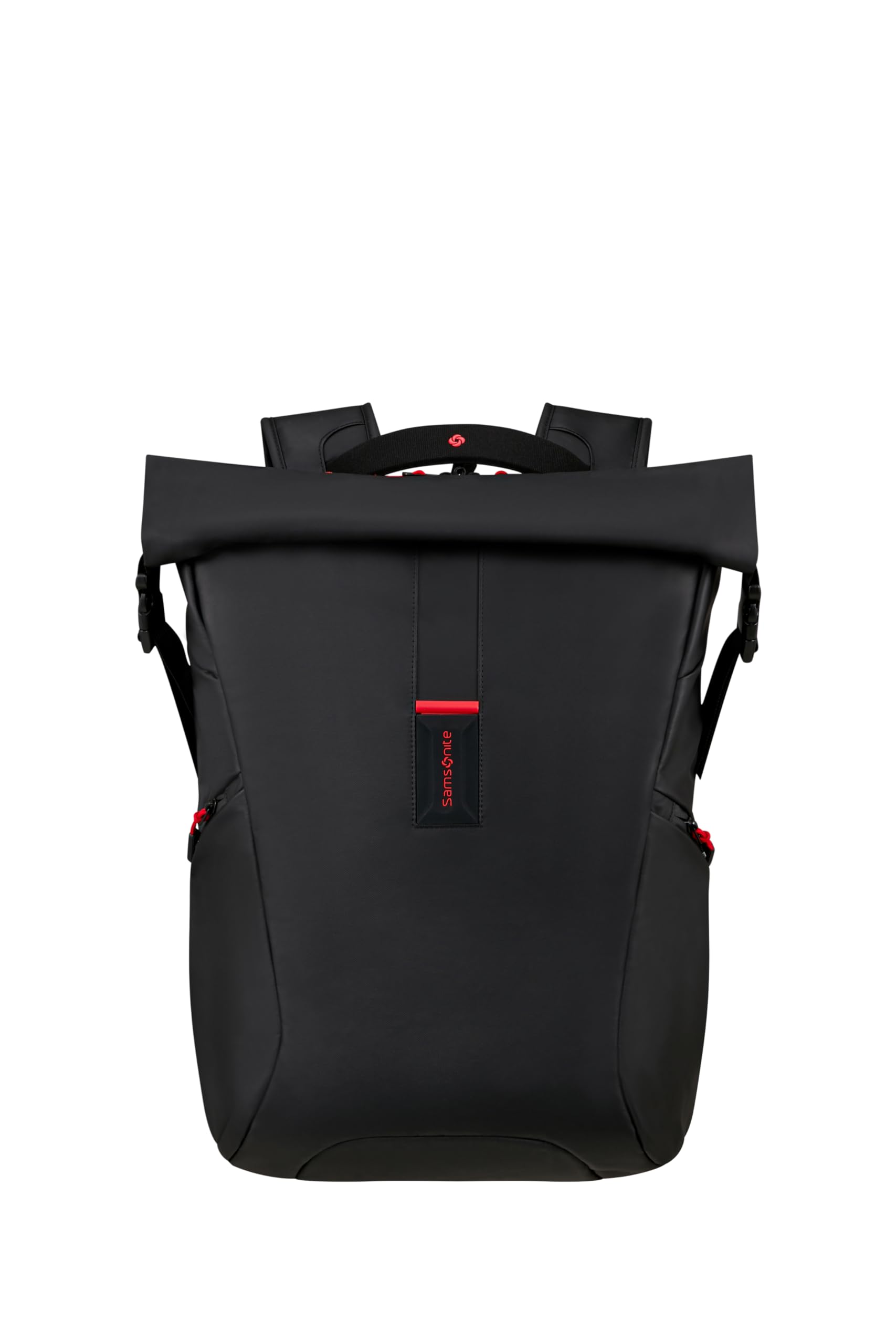 Samsonite Paradiver Light - Erweiterbarer Rolltop Laptop Rucksack 17,3 Zoll, 49 cm, 25/35 L, Schwarz