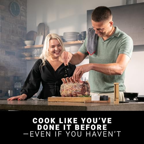 MEATER SE: Smart Bluetooth Meat Thermometer | Long-Range Wireless Probe for Oven, Grilling, Smoking, BBQ & Air Fryer | Dual Sensors & Guided Cook System | Black Charger image 2