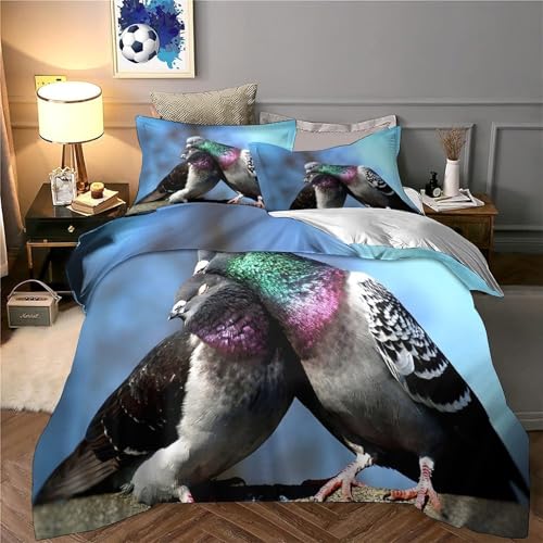 Housse de couette pingouin Super King 260x220 cm en microfibre - 6
