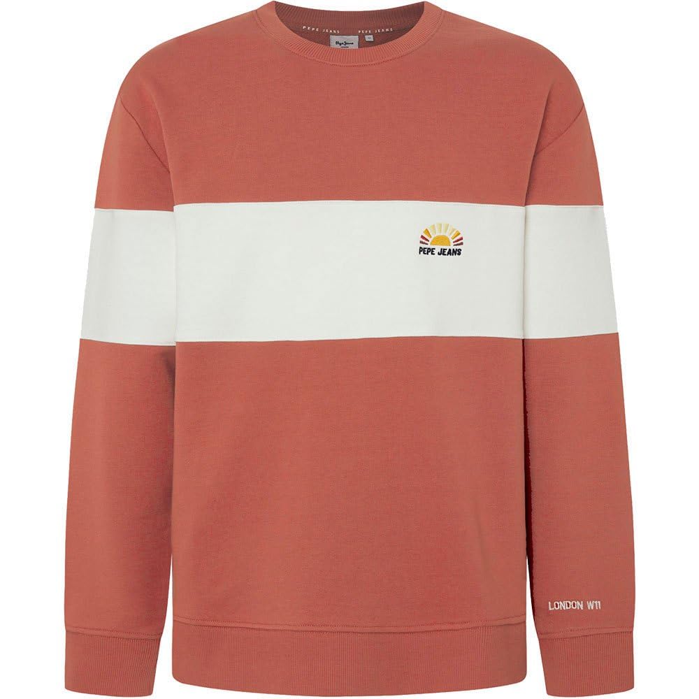 Pepe Jeans Men's Sawyer Crew, Orange (Cedar Wood Brown), M