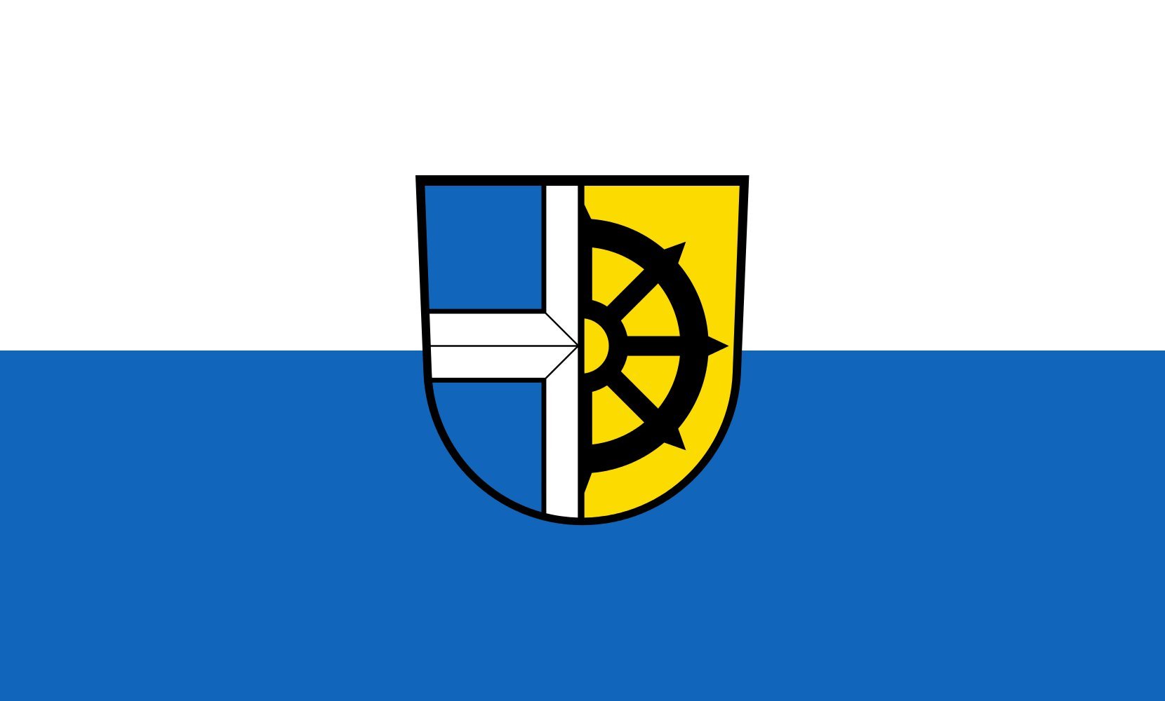 Drapeau Oberhausen-Rheinhausen grand format résistant aux déchirures