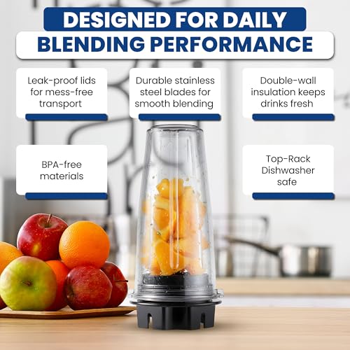 Adaptador y vasos personales para licuadoras Vitamix Classic miniatura 7
