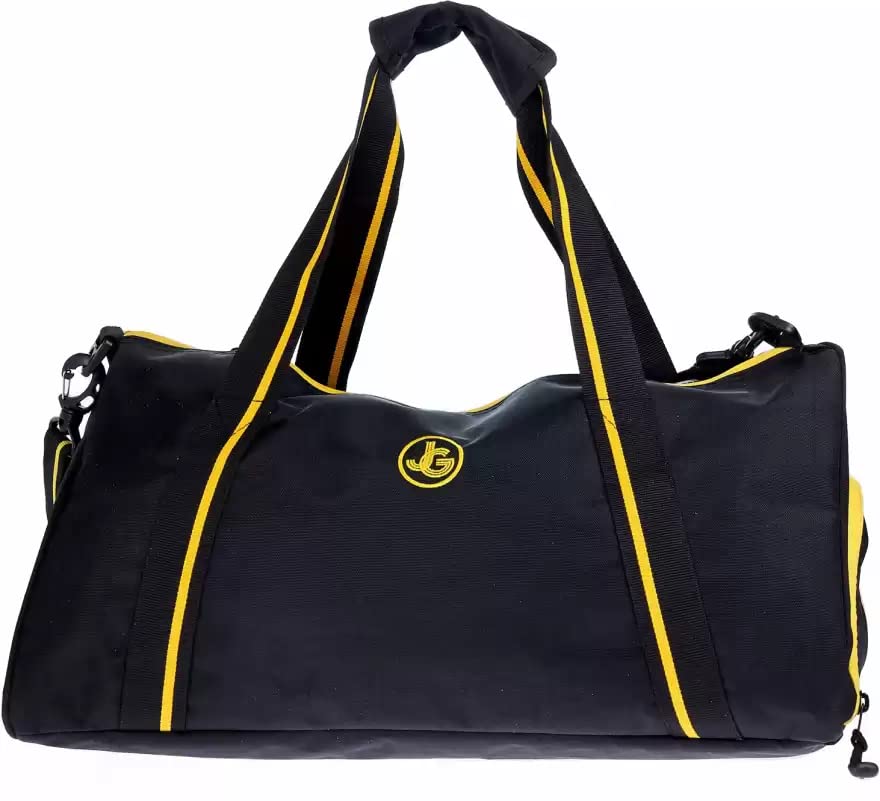 jg shoppe Duffel Bag Unisex Gym Duffle Bag | Stylish & Spacious Weekender Travel Bag | Duffle Bag for Gym, Sports, Training - Black-picture-20