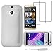 ebestStar - kompatibel mit HTC One M8 2014 Hu00fclle M8 2014 Flex Silikongel Handyhu00fclle, Klar TPU Schutzhu00fclle, S-line + Mini Stift +3 Kunststofffolies, Transparent