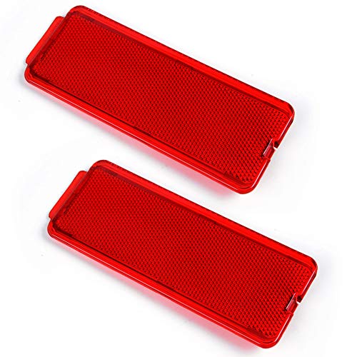 Reflectores rojos de puerta para Ford Super Duty F250 a F550 que mejoran la visibilidad
