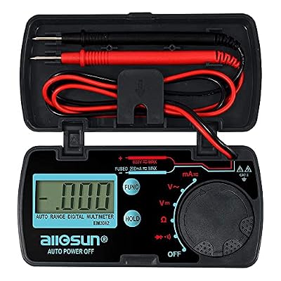 ALLOSUN Pocket Size Digital Multimeter Auto Range Multi Tester (EM3082 (Auto Range))