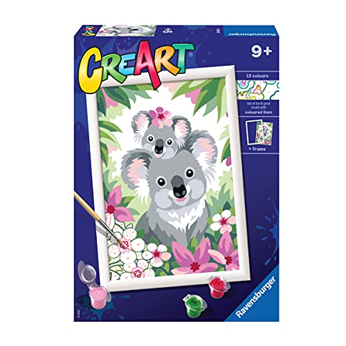 Ravensburger CreArt Malen-nach-Zahlen-Set für Kinder und Erwachsene ab 7 Jahren – Bastelset für Kinder