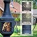 BLUE Rooster Venetian Grill Wood Burning Chiminea Charcoal Color