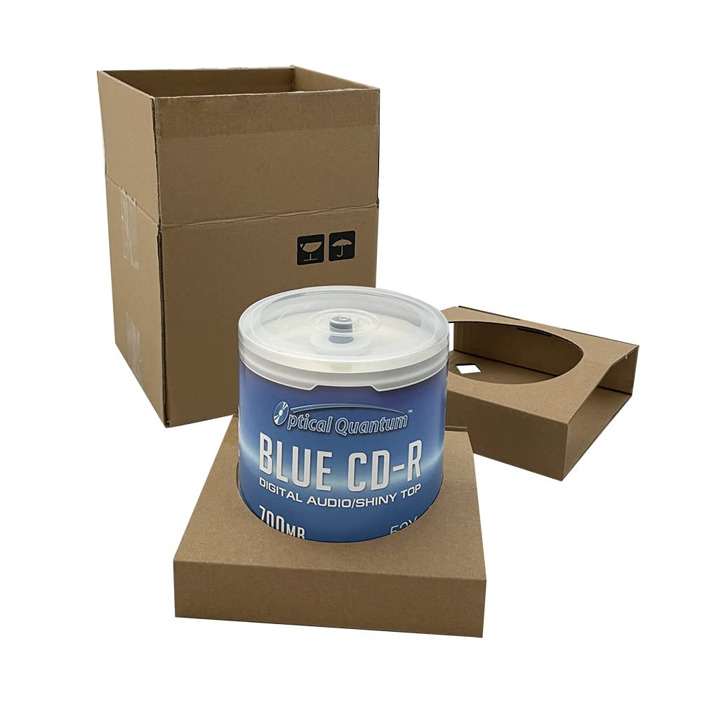 Music Digital Audio Silver Top 700MB 52x blau AZO CD-R mit geräuschfreier Wiedergabe für optimale Audio-Musikaufnahme, 100 Discs