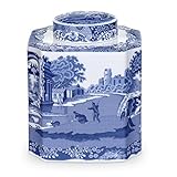Blue Italian Tea Caddy