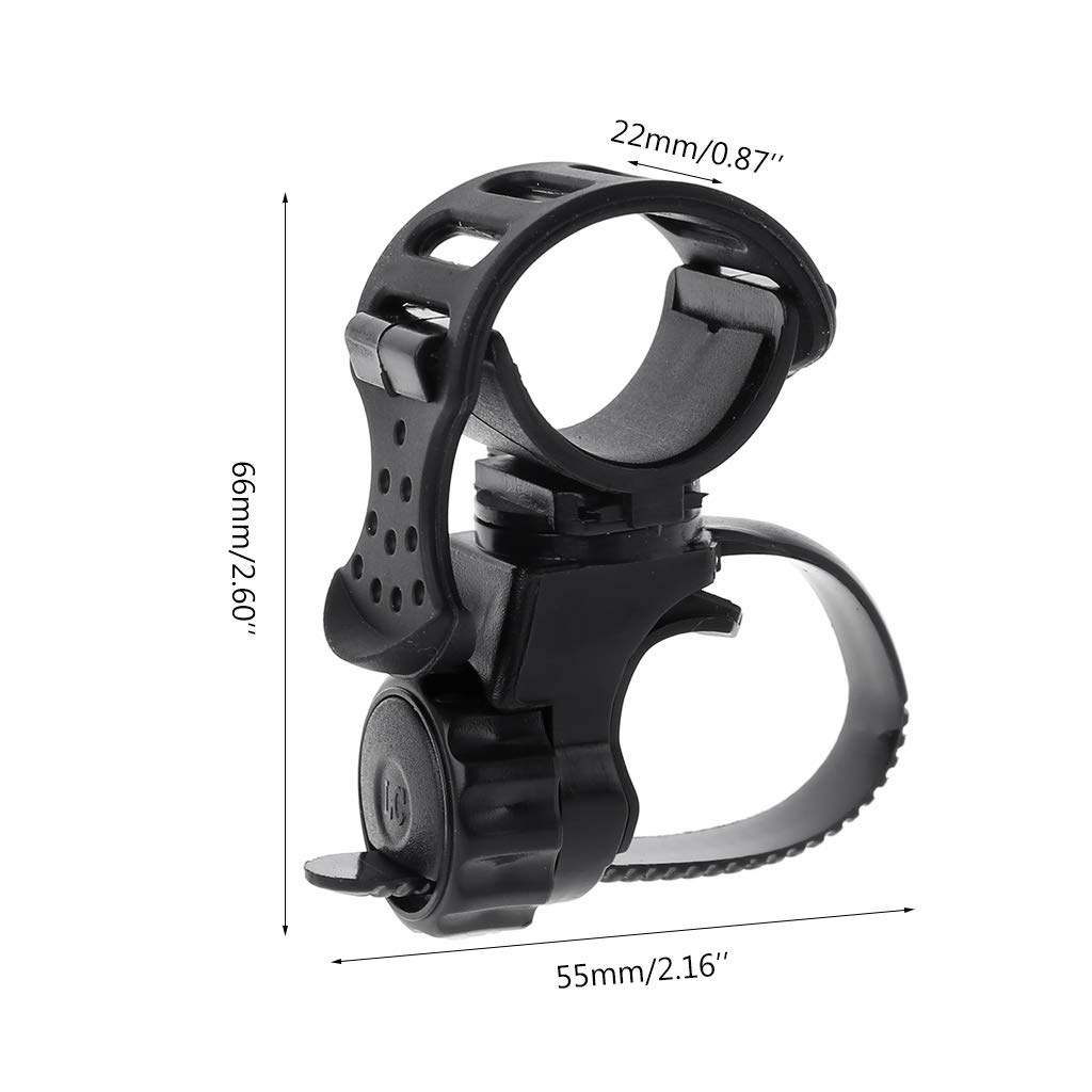 Metal Detector Pinpointer Flashlight Mount Holder For Underground Detectors Rotation Anti-skid Easy To Hold