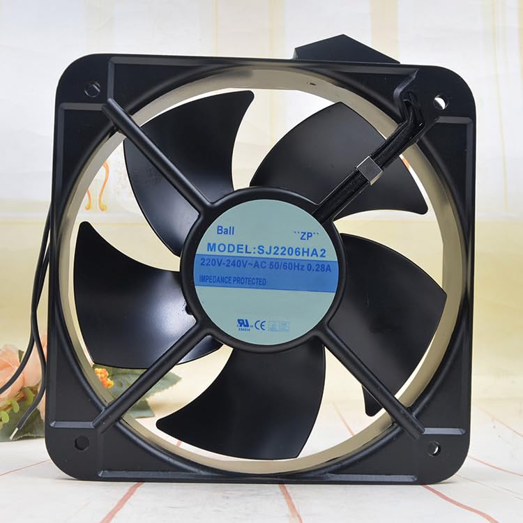 SJ2006HA2 220V 0.28A 20060 200x200x60mm High Temperature Resistant Cooling Fan