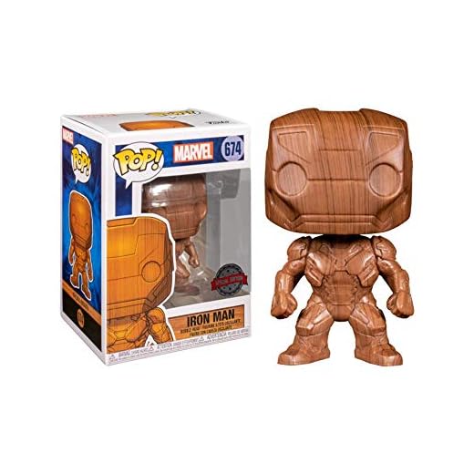 Funko POP! Marvel Iron Man Wood Deco Vinyl Figure - Entertainment Earth Exclusive