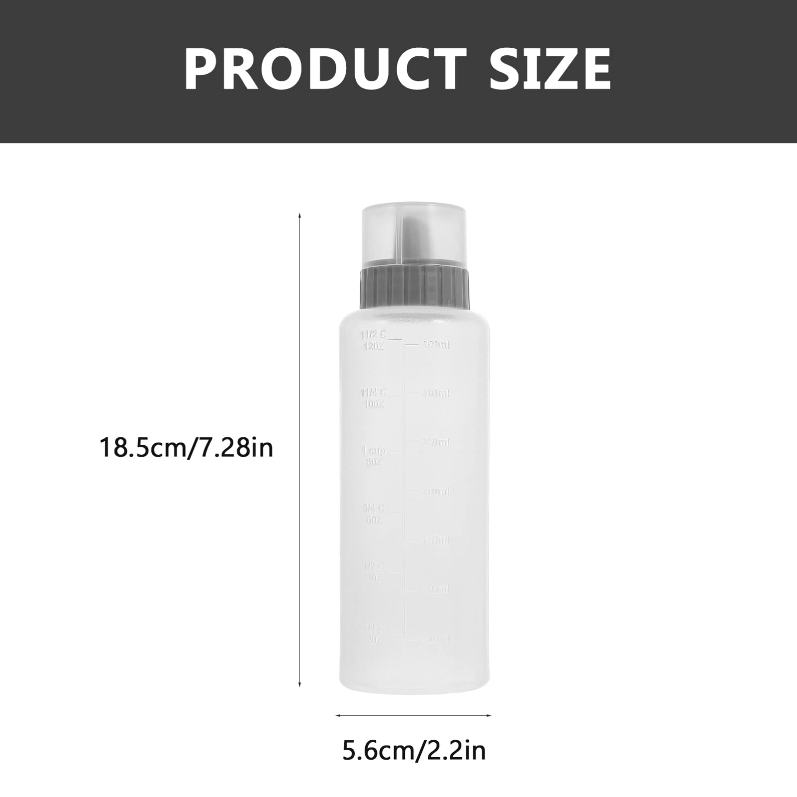 HOLIDYOYO 4Pcs Sauce Squeeze Bottles Condiment Dispenser for Ketchup Salad Dressing Lightweight Portable Design Easy to Clean and Use for Home Outdoor Activities