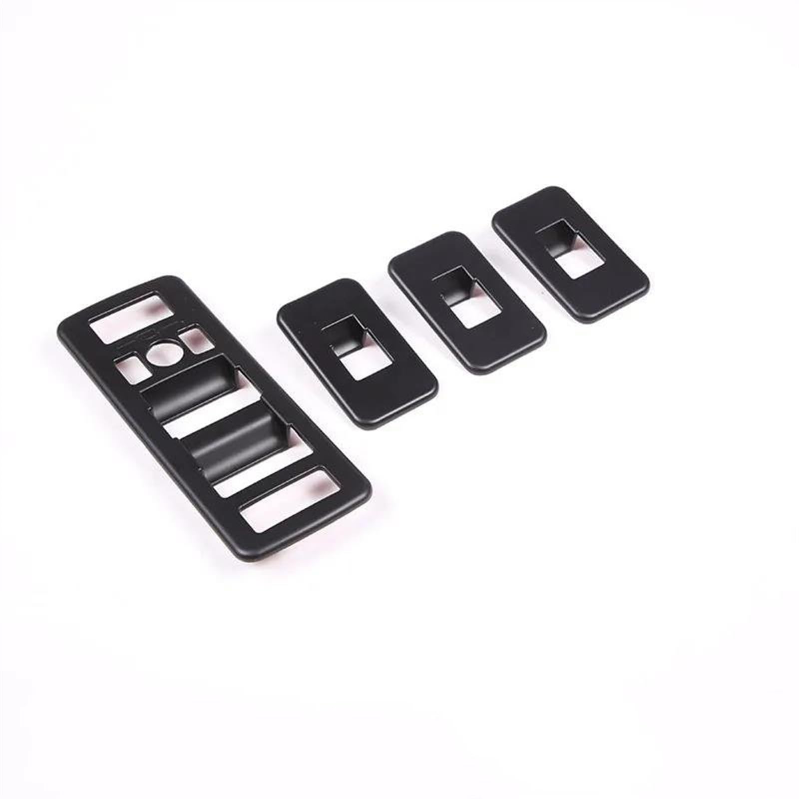 Yeskit Matte Black Abs Car Window Glass Lifting Button Decorative Frame Sticker For Land-Rover For Range Rover For Vogue L405 2013-2017(Matte Black)