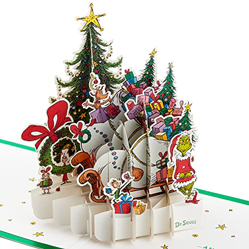 Carte de Noël pop-up Grinch Hallmark Paper Wonder pour votre déco