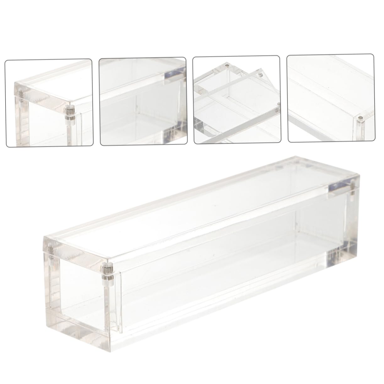 ibasenice Scatola Di Immagazzinaggio Dei Dadi Da 8 Pezzi Custodia Trasparente Per Dadi Organizzatore Di Dadi Magnetici Porta Dadi In Acrilico Custodia Per Dadi In Acrilico Scatole Di Dadi