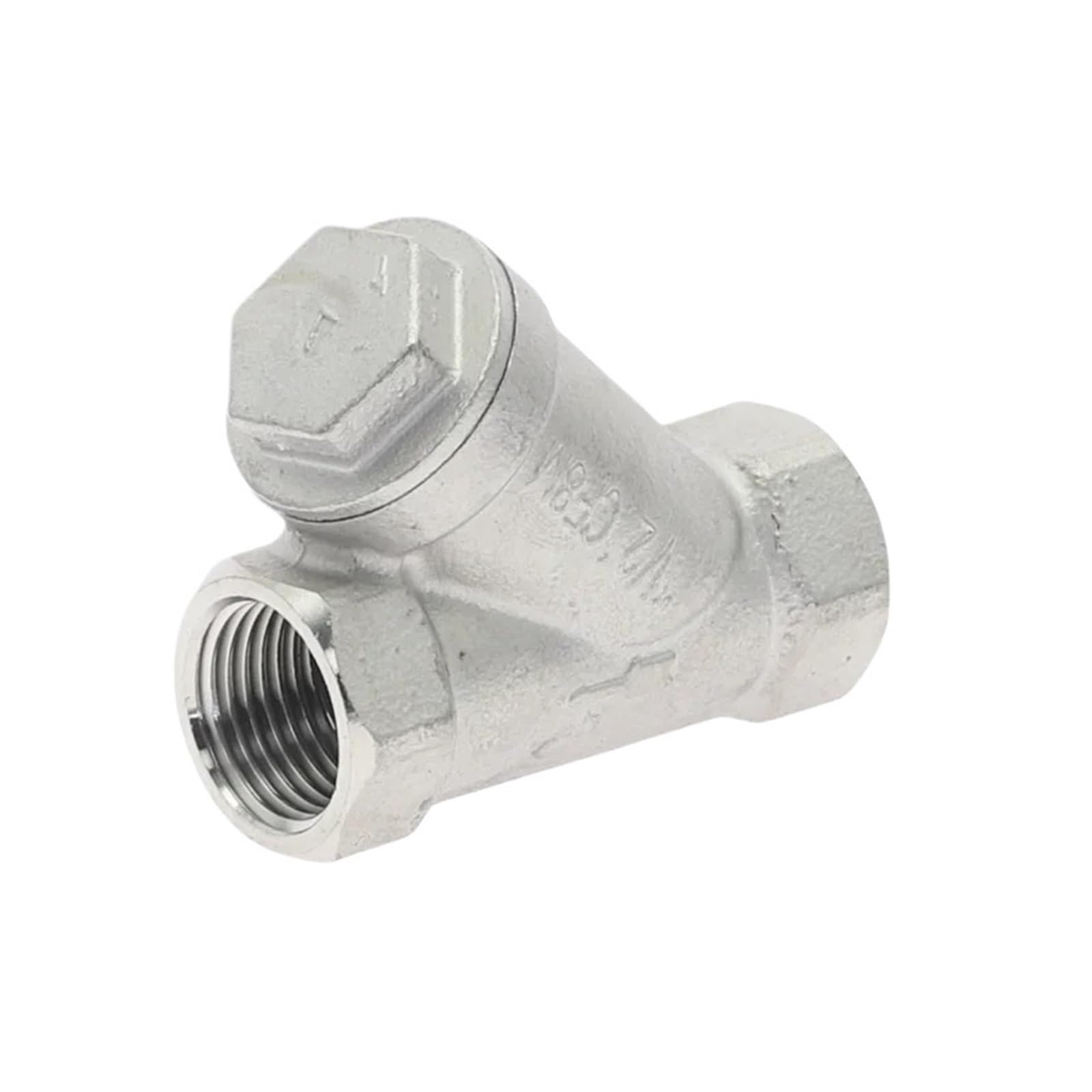 1/4 "3/8" 1/2 "3/4" 1 "1-1/2" 2 "-4" BSP Hilo Femenino 304 Acero Inoxidable en línea Y Tipo Filtro válvula de Filtro Agua Gas 80 Malla(3")