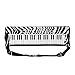 Produktbild Amakando Gummi Klavier 80er Jahre Party E-Piano mit Gurt Rockstar Luft Piano Aufblasbares Keyboard Karneval Kostüm Accessoires Mottoparty Musikinstrument aufblasbar Luftpiano Instrument Band