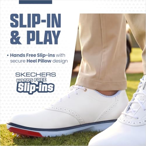 Image of Skechers Men's Prestige Slip-Ins Golf Shoe | Golf, Waterproof, Slip-ins, Arch Fit, ECO FLIGHT Cushioning, Premium Leather, Lightweight