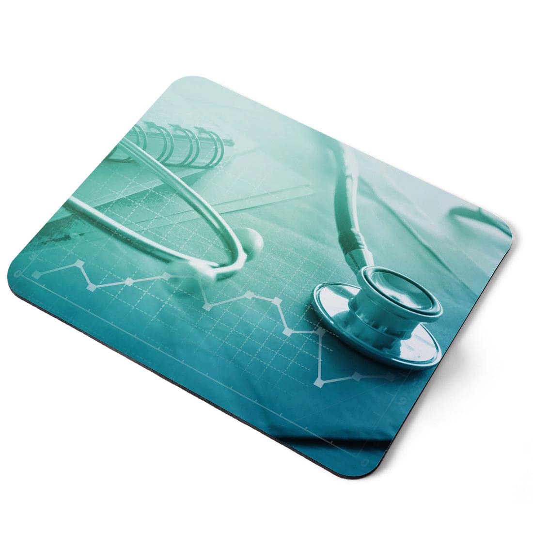 Computer Mouse Mat Pad - Medicine Healthcare Doctor Nurse Home Office PC Desk Accessory Flexible Fabric Top Large 5mm Laptop Desktop Printed Art Ergonomic #21856