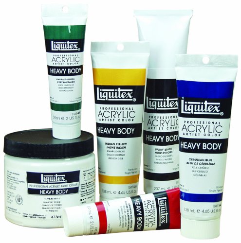 Image of Liquitex Professional Heavy Body Acrylic Paint 4.65-oz tube, Phthalocyanine Blue (Red Shade)