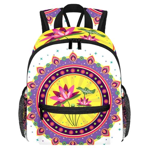 Sac à dos fleur de lotus zen et coloré pour exprimer votre style