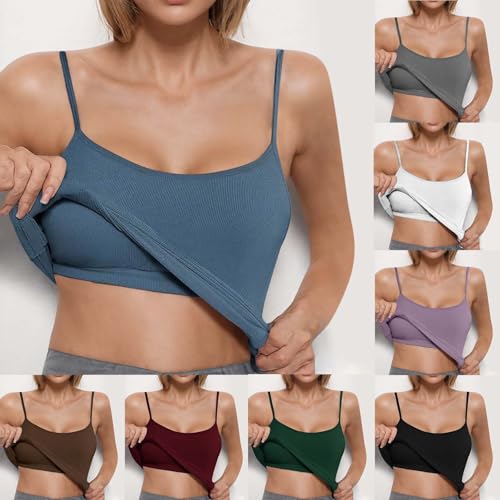 Camisola ajustada sin mangas con relleno integrado para un soporte óptimo 2