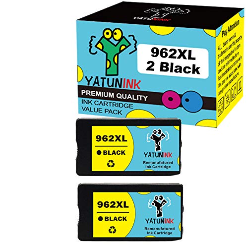 🔥 Crazy Deals YATUNINK Remanufactured Ink Cartridge Replacement for HP 962XL Black Ink Cartridges 3JA03AN for HP OfficeJet Pro 9010 Officejet 9012 Officejet 9015 Officejet 9018 9020 9025 Printer (2Black) Promo 40% OFF YATUNINK Remanufactured Ink Cartridge Replacement for HP 962XL Black Ink Cartridges 3JA03AN for HP OfficeJet Pro 9010 Officejet 9012 Officejet 9015 Officejet 9018 9020 9025 Printer (2Black)